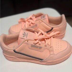 adidas Kids Shoes in Peach and Gray